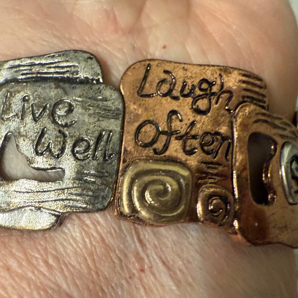 contemporary metal bracelet